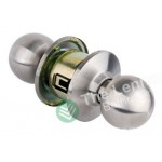 Door Lock Knob Satin Stainless Steel - Passage